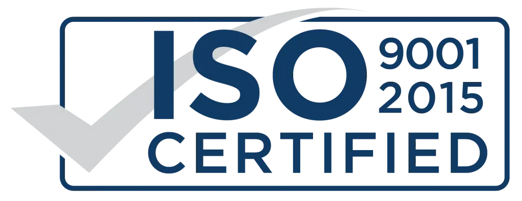 ISO 9001:2015 certification logo
